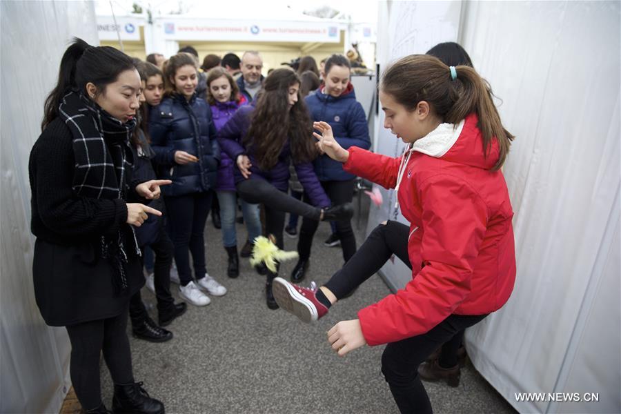 ITALY-ROME-TEMPLE FAIR-CHINESE LUNAR NEW YEAR-CHILDREN