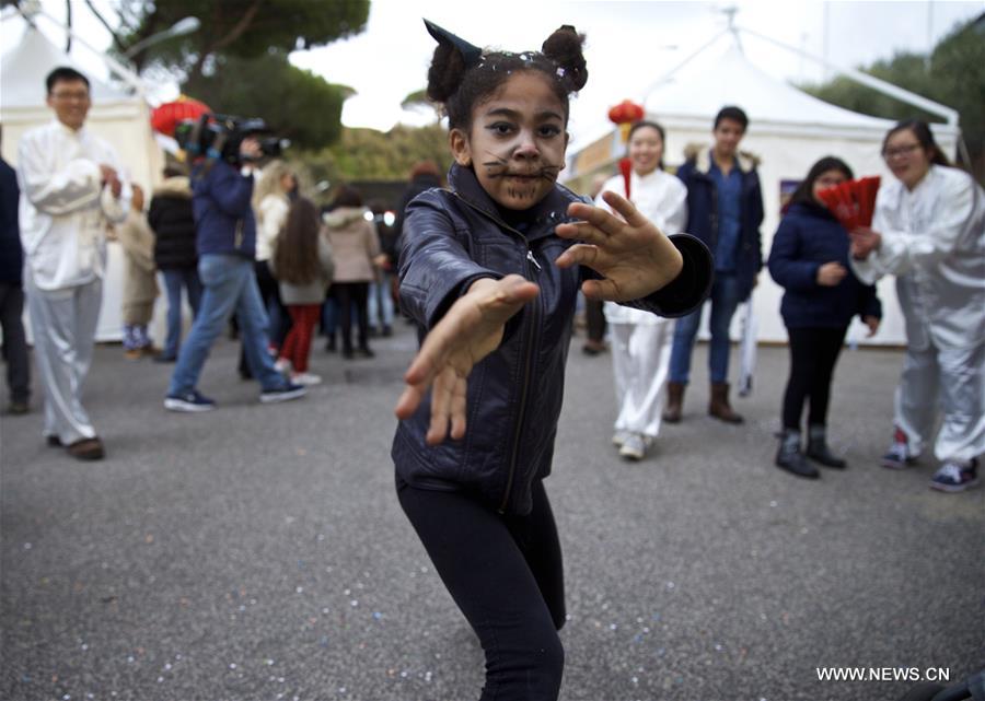 ITALY-ROME-TEMPLE FAIR-CHINESE LUNAR NEW YEAR-CHILDREN