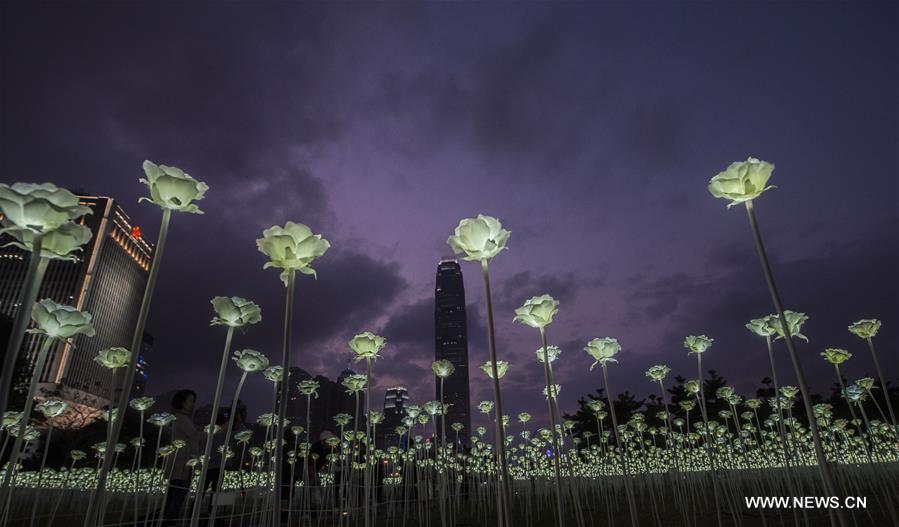 CHINA-HONG KONG-LIGHT-VALENTINE'S DAY (CN)