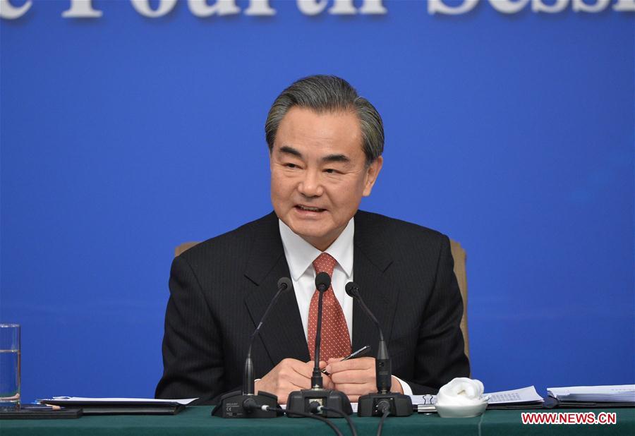 (TWO SESSIONS)CHINA-BEIJING-NPC-PRESS CONFERENCE-WANG YI (CN)