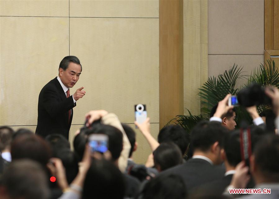 (TWO SESSIONS)CHINA-BEIJING-NPC-PRESS CONFERENCE-WANG YI (CN)