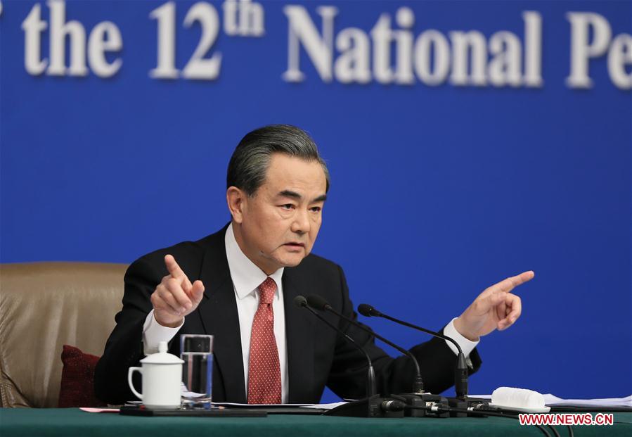 (TWO SESSIONS)CHINA-BEIJING-NPC-PRESS CONFERENCE-WANG YI (CN)