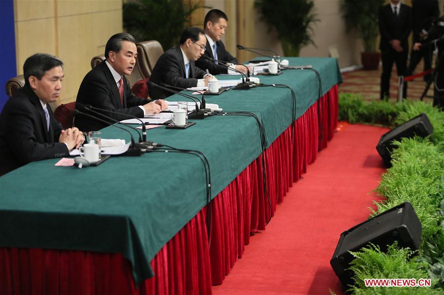 (TWO SESSIONS)CHINA-BEIJING-NPC-PRESS CONFERENCE-WANG YI (CN)