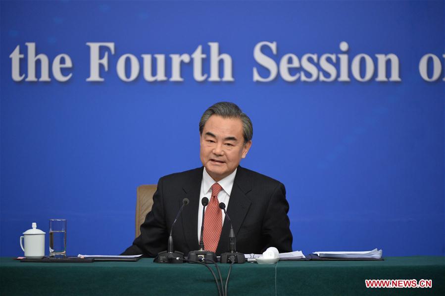 (TWO SESSIONS)CHINA-BEIJING-NPC-PRESS CONFERENCE-WANG YI (CN)