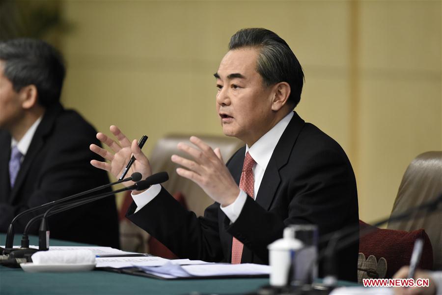 (TWO SESSIONS)CHINA-BEIJING-NPC-PRESS CONFERENCE-WANG YI (CN)