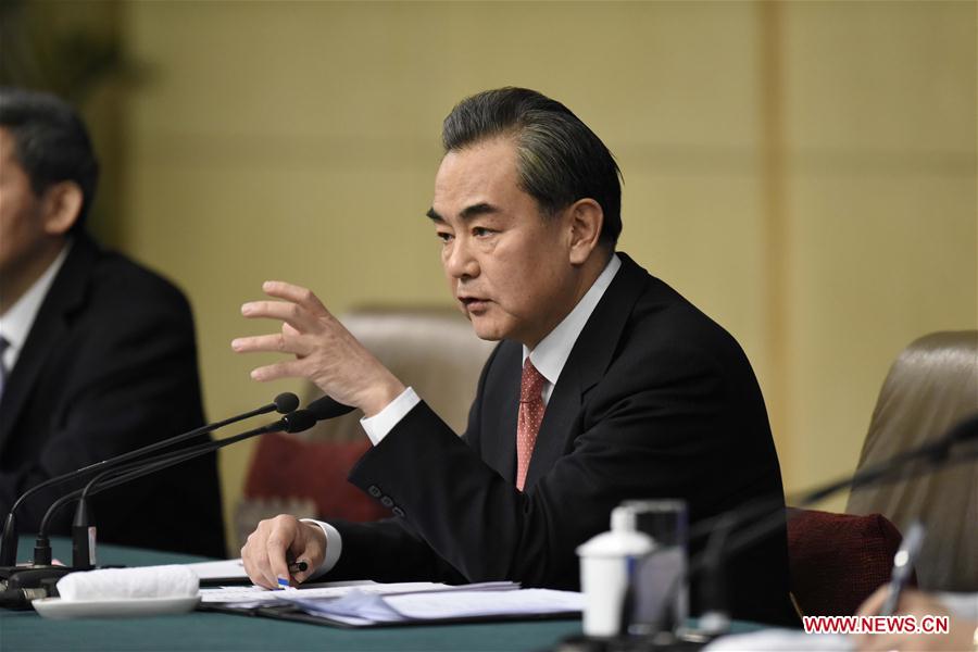 (TWO SESSIONS)CHINA-BEIJING-NPC-PRESS CONFERENCE-WANG YI (CN)