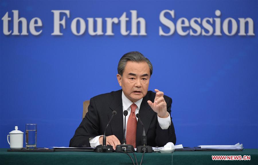 (TWO SESSIONS)CHINA-BEIJING-NPC-PRESS CONFERENCE-WANG YI (CN)