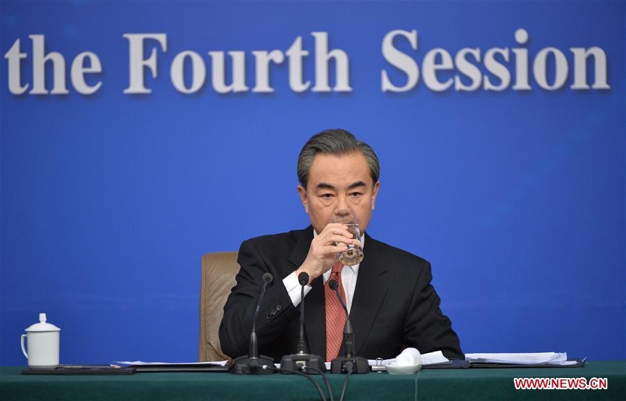 (TWO SESSIONS)CHINA-BEIJING-NPC-PRESS CONFERENCE-WANG YI (CN)