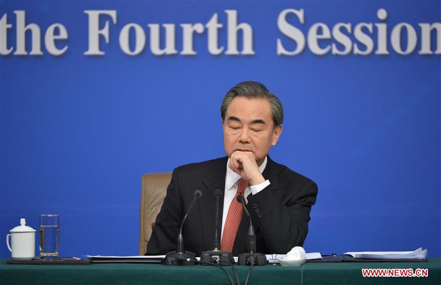 (TWO SESSIONS)CHINA-BEIJING-NPC-PRESS CONFERENCE-WANG YI (CN)