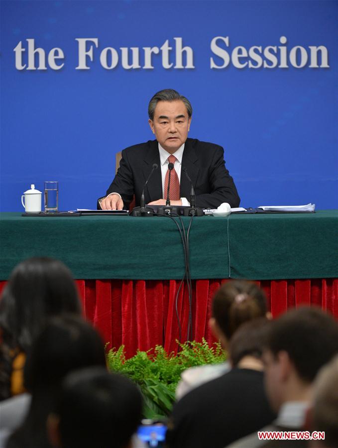 (TWO SESSIONS)CHINA-BEIJING-NPC-PRESS CONFERENCE-WANG YI (CN)