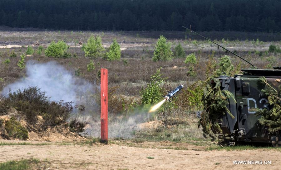 （XHDW）（5）立陶宛举行多国反坦克演习