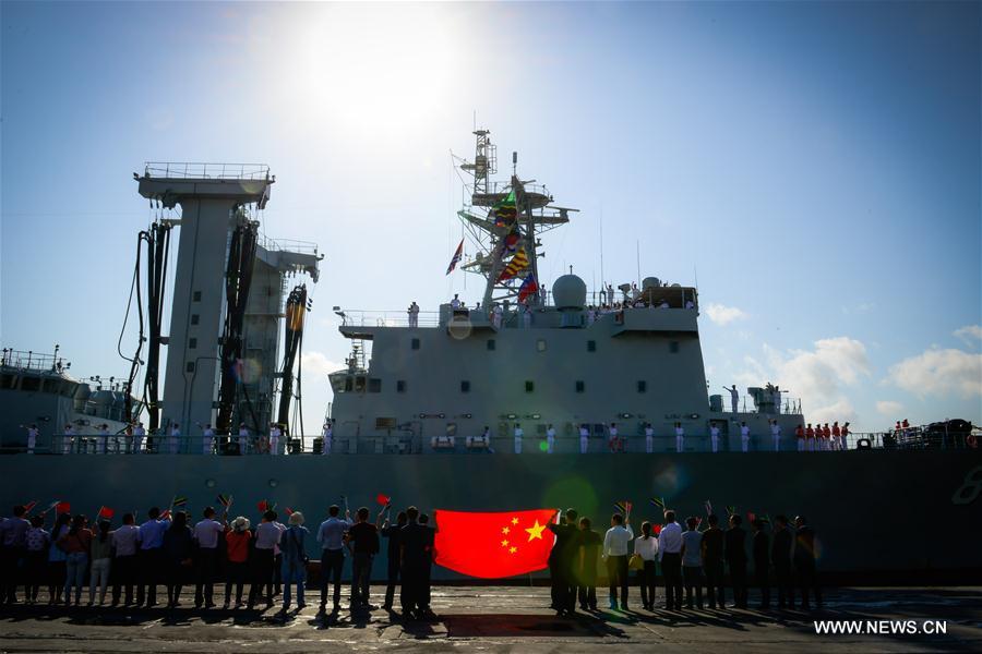 （国际）（1）中国海军第二十二批护航编队访问坦桑尼亚