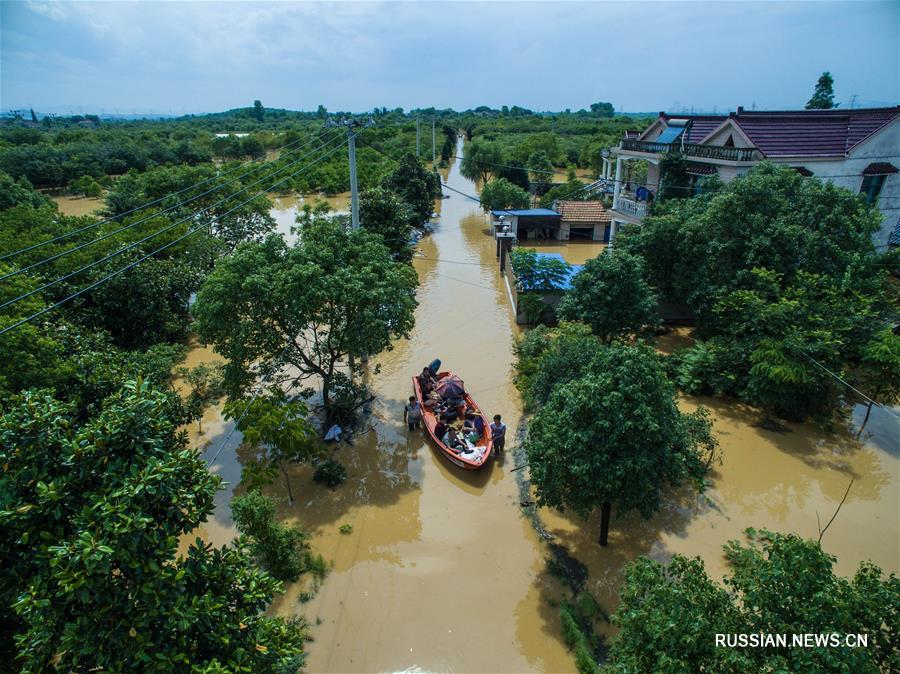Наводнение в провинции Чжэцзян