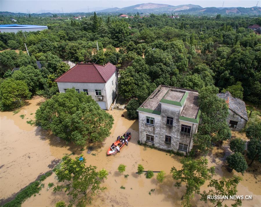 Наводнение в провинции Чжэцзян