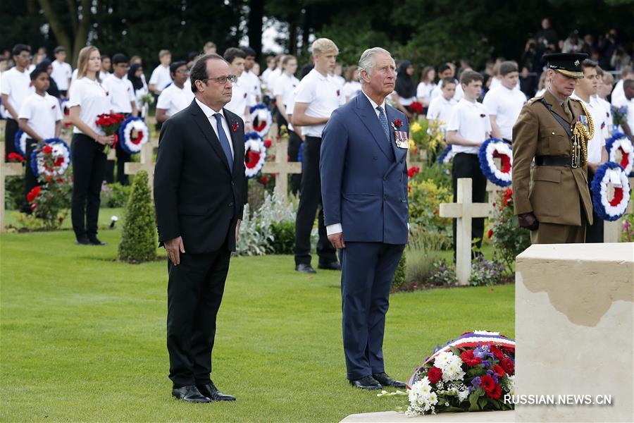 Франция и Великобритания вместе отметили 100-летие битвы на Сомме 