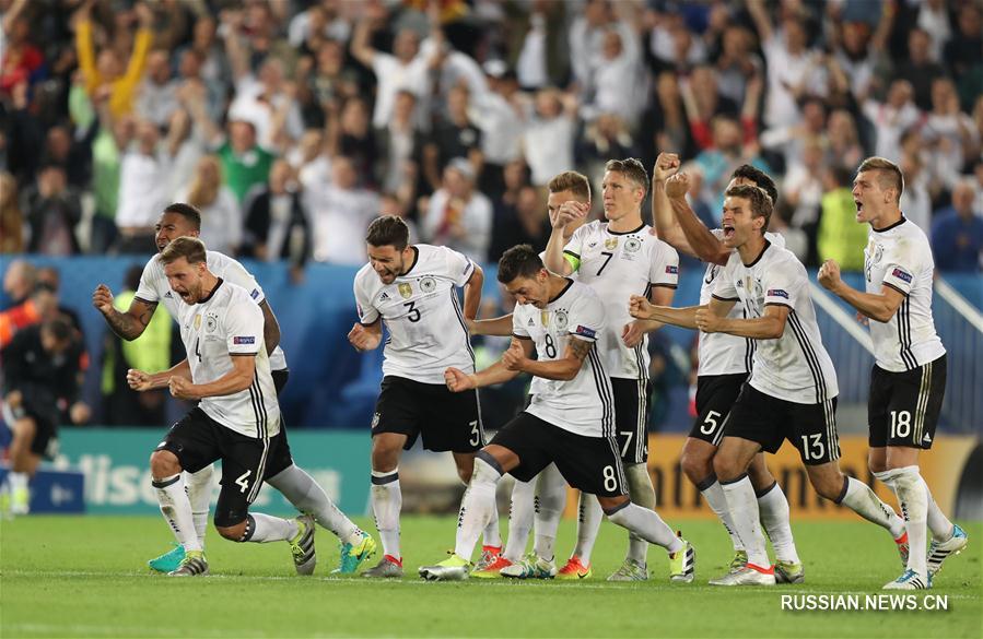 Сборная Германии обыграла команду Италии и вышла в полуфинал ЧЕ по футболу 