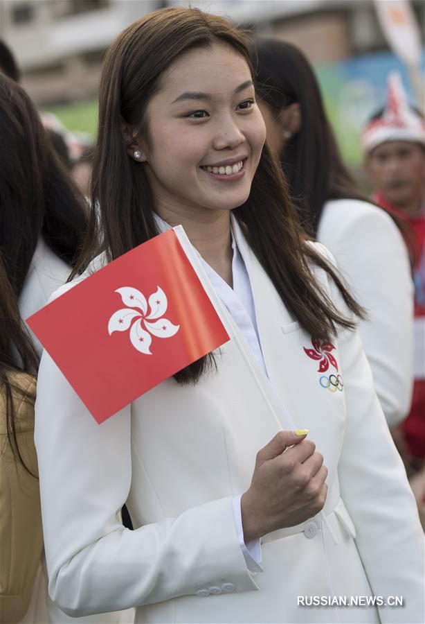В Олимпийской деревне прошла церемония поднятия флага САР Сянган
