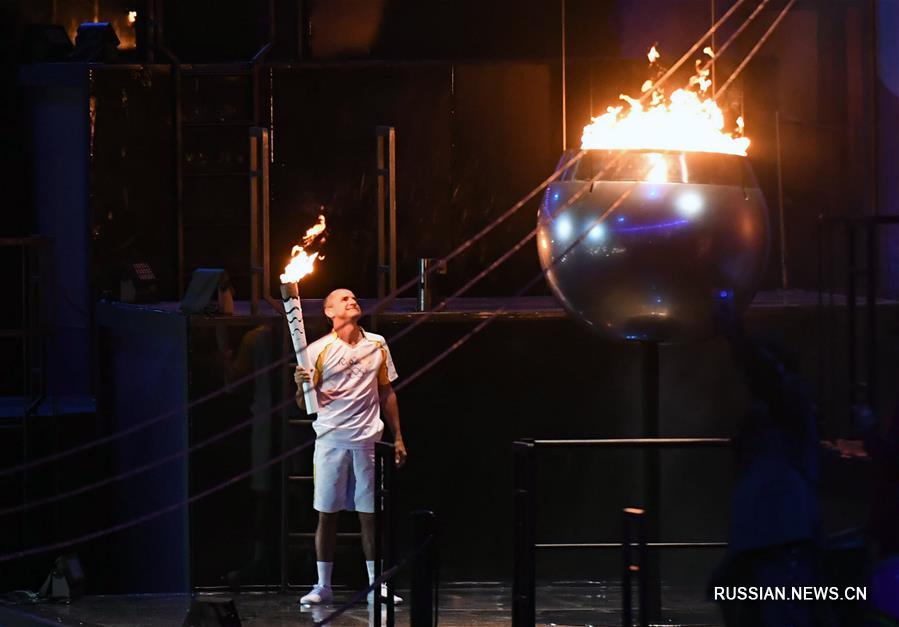 （里约奥运会）第31届夏季奥运会火炬点燃