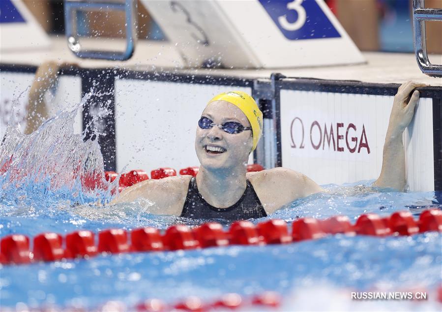 （里约奥运会·夺冠一刻）（2）游泳——女子4x100米自由泳接力：澳大利亚夺冠