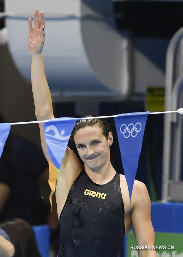 （里约奥运会）（12）游泳——霍苏打破女子400米个人混合泳世界纪录