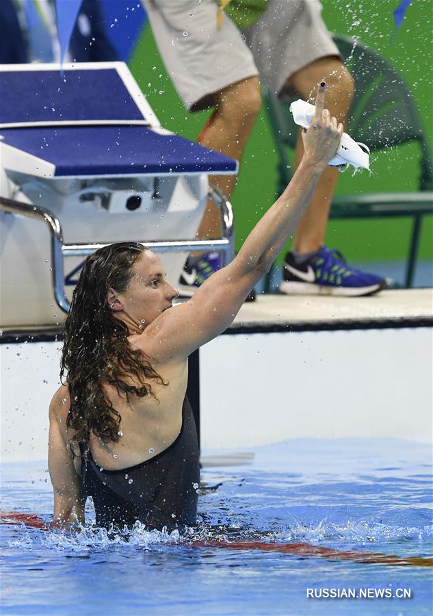 （里约奥运会）（10）游泳——霍苏打破女子400米个人混合泳世界纪录