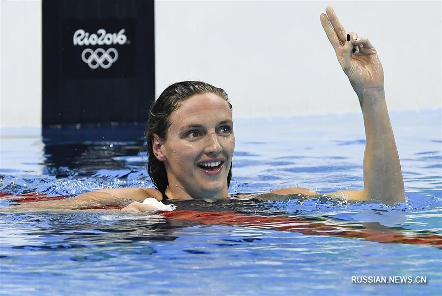 （里约奥运会）（14）游泳——霍苏打破女子400米个人混合泳世界纪录