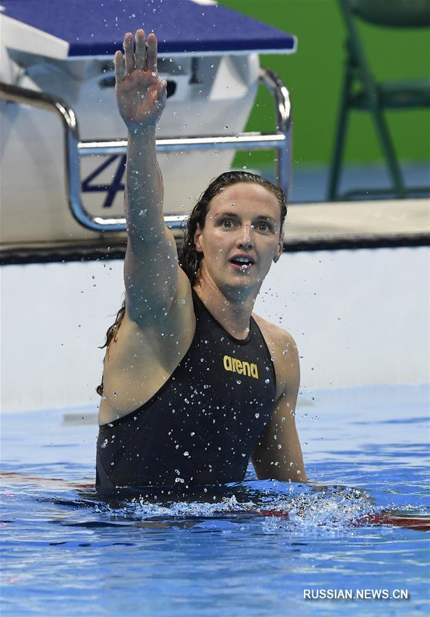 （里约奥运会）（15）游泳——霍苏打破女子400米个人混合泳世界纪录