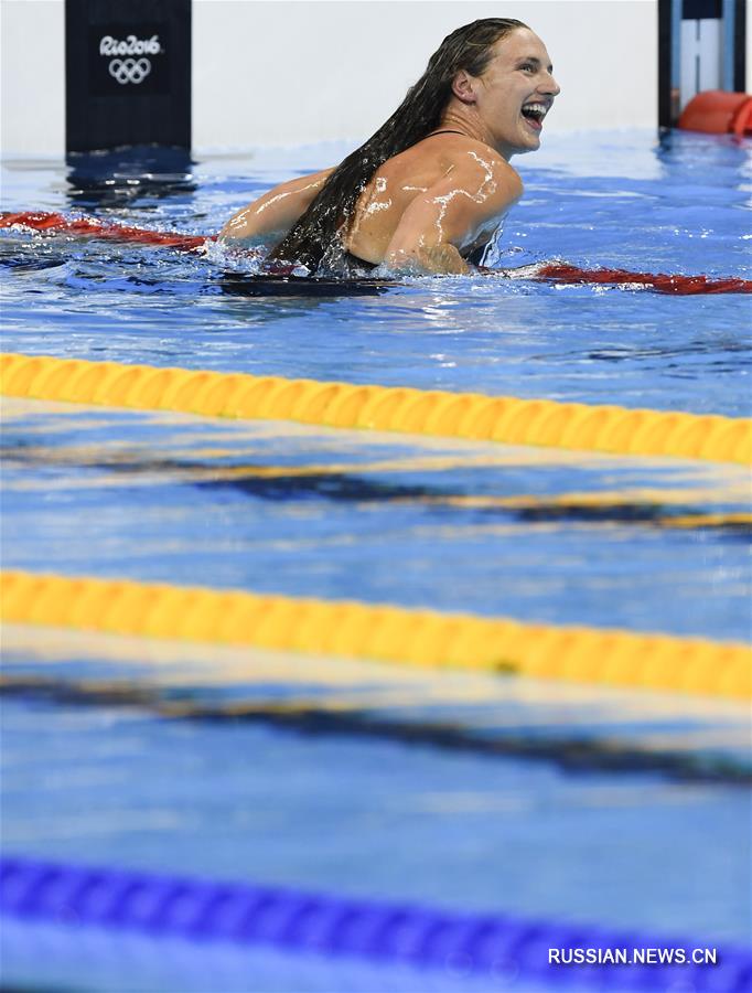 （里约奥运会）（13）游泳——霍苏打破女子400米个人混合泳世界纪录