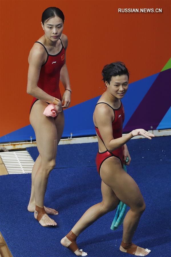 （里约奥运会）（9）跳水——女子双人三米板：吴敏霞和施廷懋夺冠