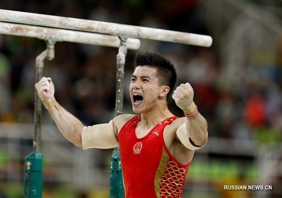 （里约奥运会）（15）体操——男子团体决赛：中国队获铜牌