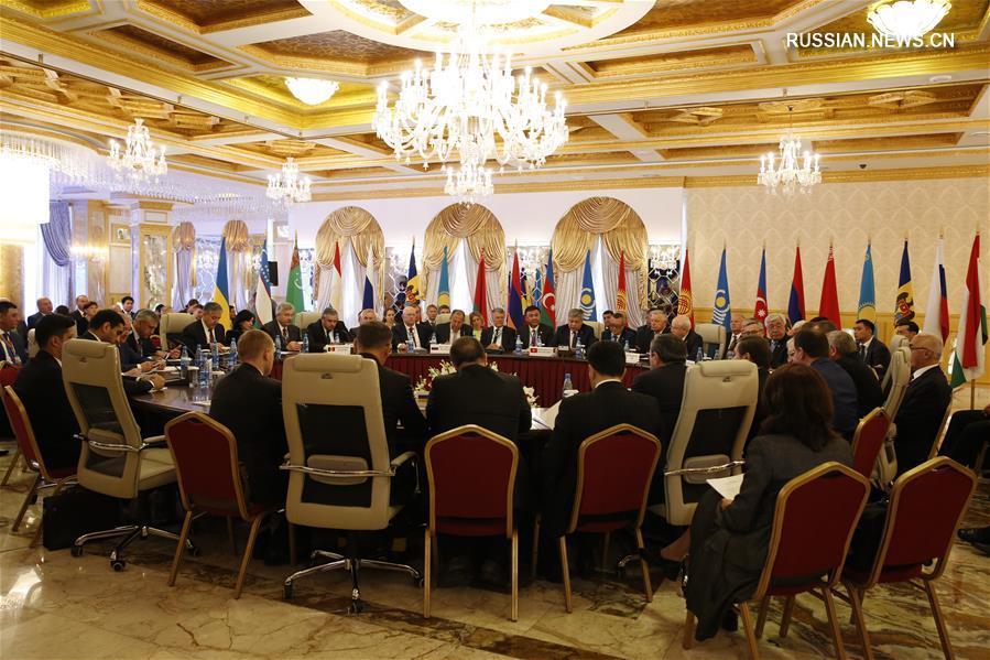 Заседание Совета министров иностранных дел стран СНГ в Бишкеке