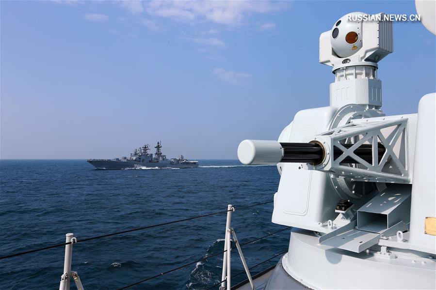 Китайско-российские учения "Морское взаимодействие-2016" вступили в этап совместных  действий на море 