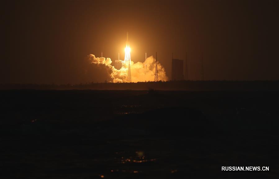 （科技）（5）长征五号运载火箭首次发射任务取得圆满成功