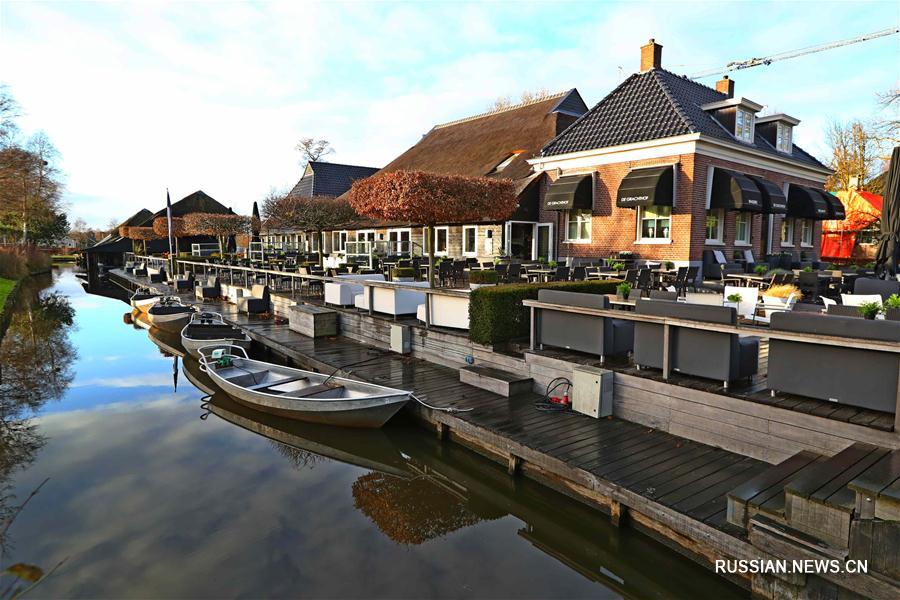 Деревня Гитхорн в Нидерландах