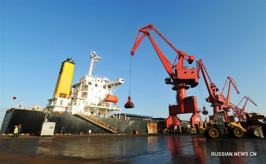 Грузооборот порта Хуанхуа за 2016 год вырос почти на 50 проц