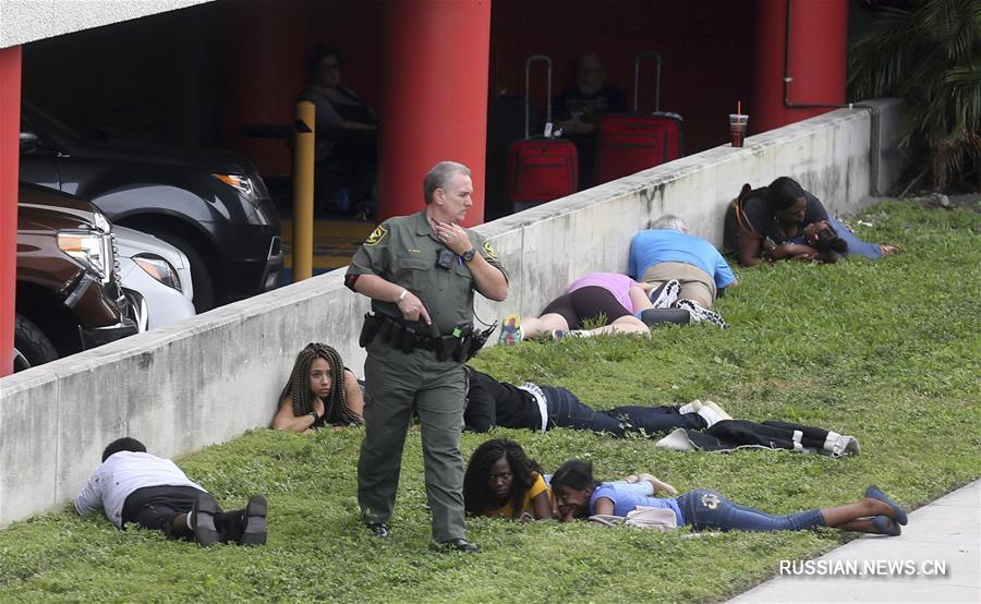 （外代一线）（9）美国佛罗里达州一机场发生枪击案致5死8伤