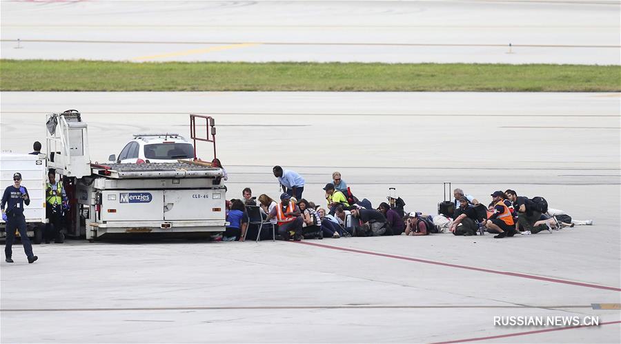 （外代一线）（12）美国佛罗里达州一机场发生枪击案致5死8伤