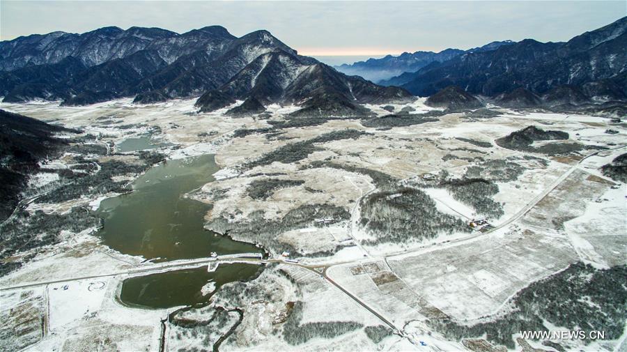 Озеро Дацзюху зимой