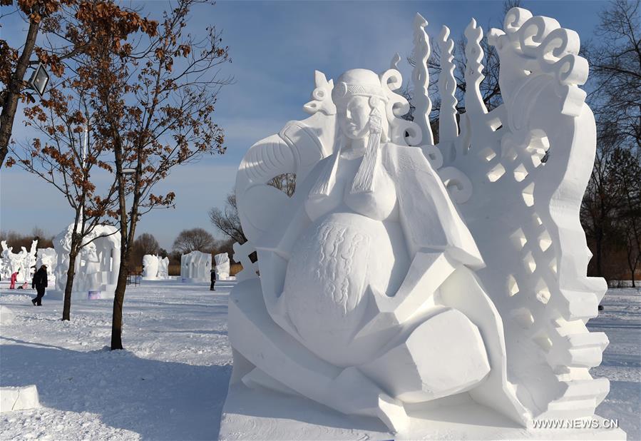 （文化）（4） 第22届哈尔滨国际雪雕比赛落幕