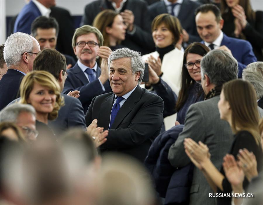 Итальянец Антонио Таяни избран председателем Европейского парламента 