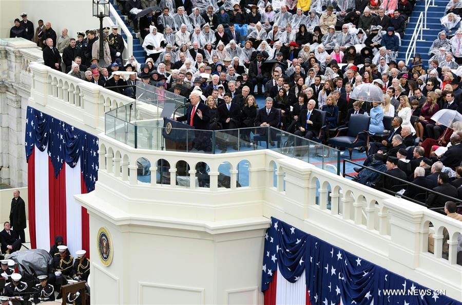 （国际）（5）特朗普宣誓就任美国总统