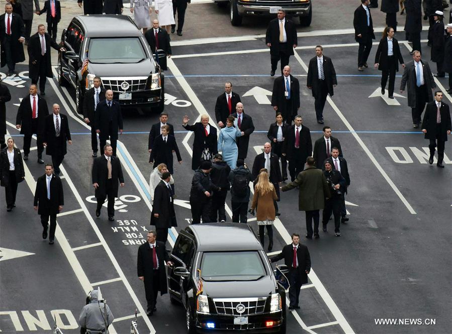 В Вашингтоне прошел парад по случаю инаугурации президента США 