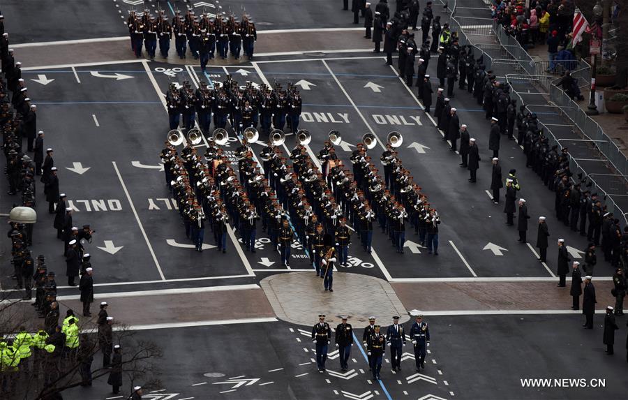 В Вашингтоне прошел парад по случаю инаугурации президента США 