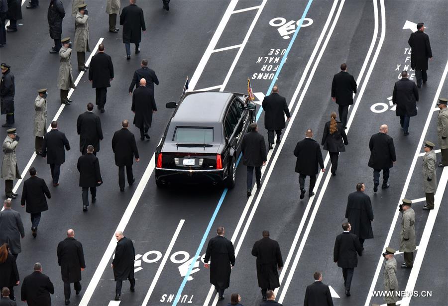 В Вашингтоне прошел парад по случаю инаугурации президента США 