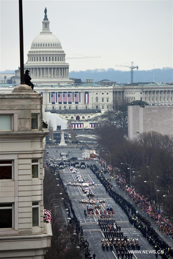 В Вашингтоне прошел парад по случаю инаугурации президента США 