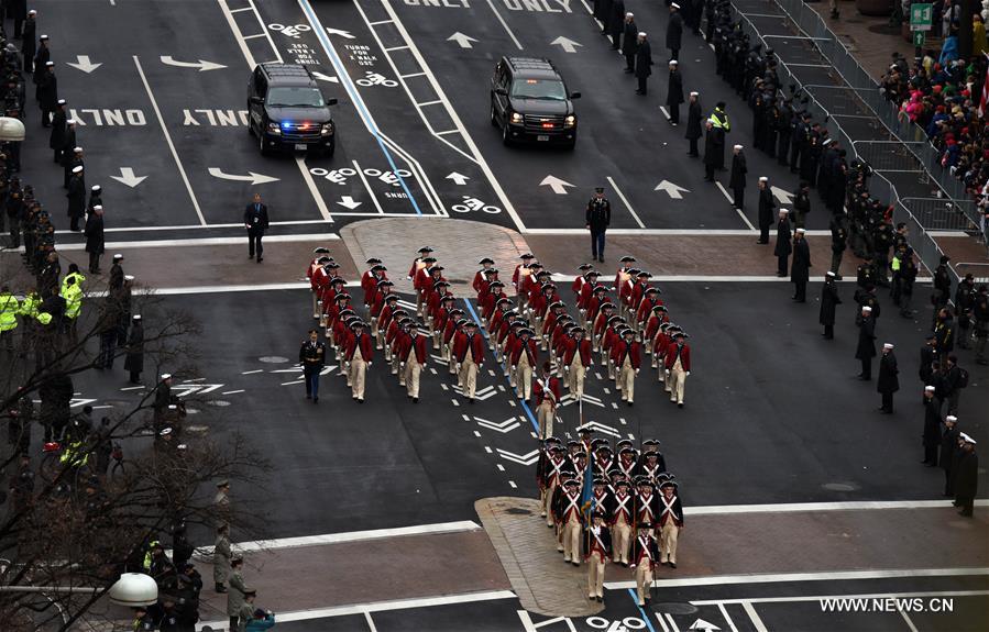 В Вашингтоне прошел парад по случаю инаугурации президента США 