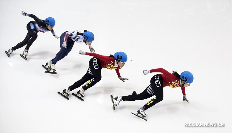 （大冬会）（9）短道速滑——中国选手包揽女子500米冠亚军 
