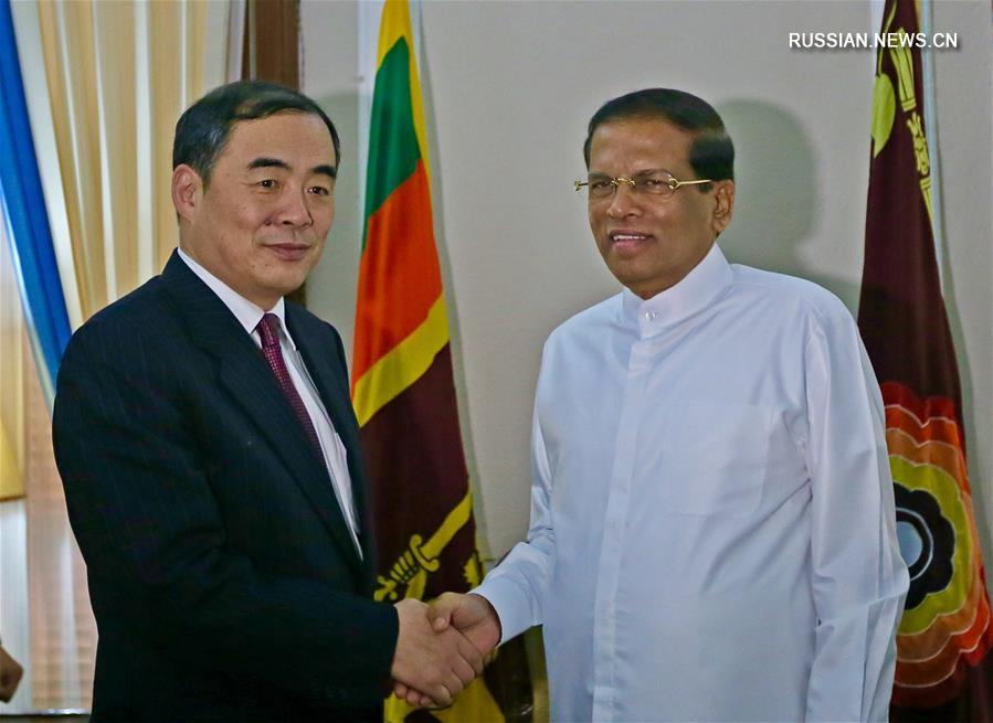 （XHDW）斯里兰卡总统会见中国外交部部长助理孔铉佑