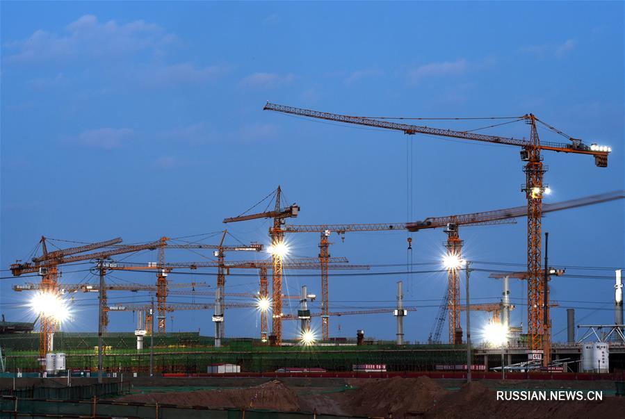 Продолжается строительство нового пекинского аэропорта