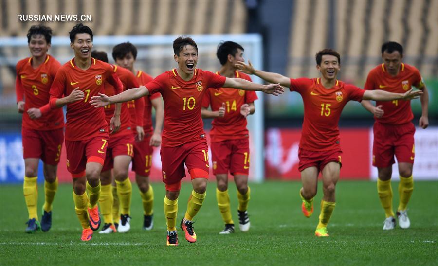 Футбол -- Международный турнир "Кубок Китая": Китай обыграл Хорватию и занял третье место